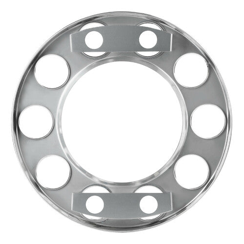 Stainless steel hubcap ring for alloy wheels