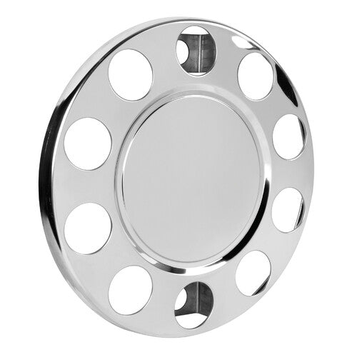 Stainless steel hubcap for alloy wheels