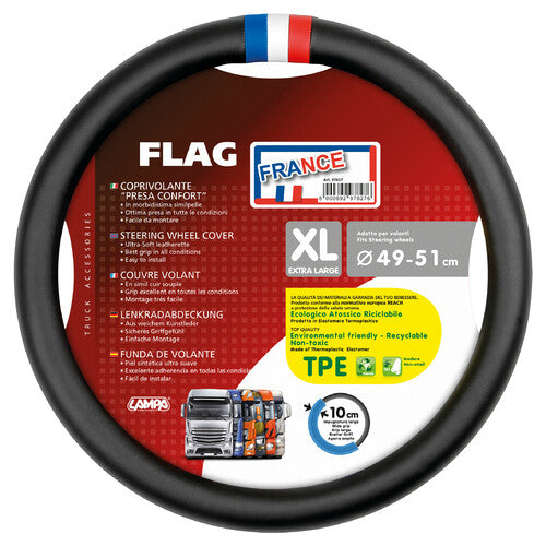 Lampa Flag Francia, coprivolante in Skeentex - XL - 49/51 cm