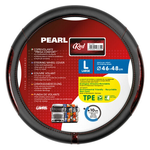 Lampa Pearl Red, coprivolante in Skeentex - L - 46/48 cm 97834