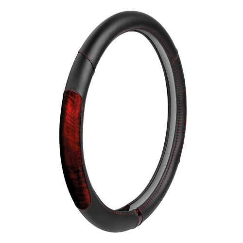 Pearl Red Skeentex Steering Wheel Cover - XL - 49/51 cm