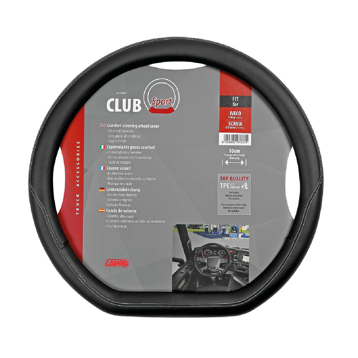 Club Sport, coprivolante su misura Iveco S-Way 10/2019>