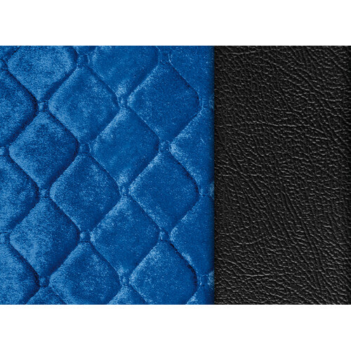 Lolita Lamp, Skeentex and Polyester Seat Cover - Black/Blue