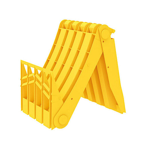 Origamy lamp, foldable thermoplastic shoe, DIN76051-E53 approved