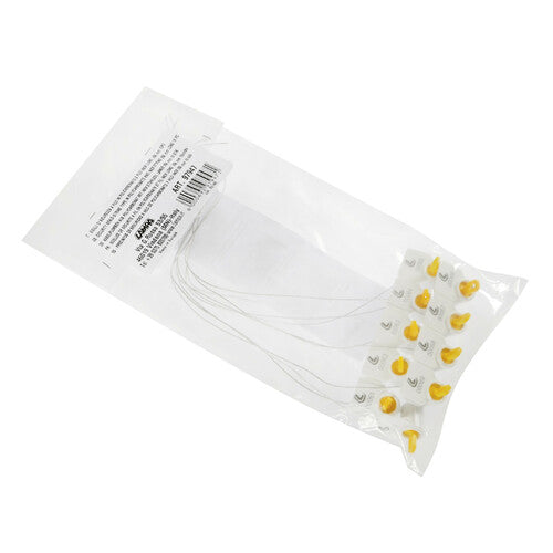 Lampenset mit 10 Sicherheitsplomben, Edelstahlkabel mit PVC-Ummantelung 97947