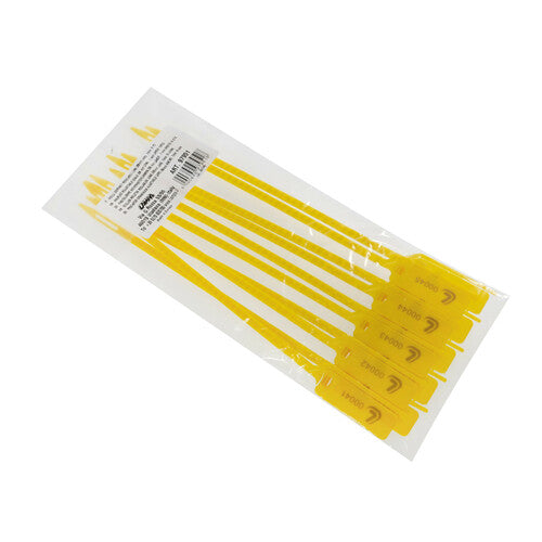 Lampa Sicherheitsplomben, 10er-Set, Polypropylen, flach, gerändelt 97951