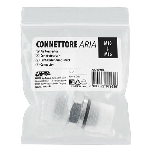 Lamp Air Connector M18 M16