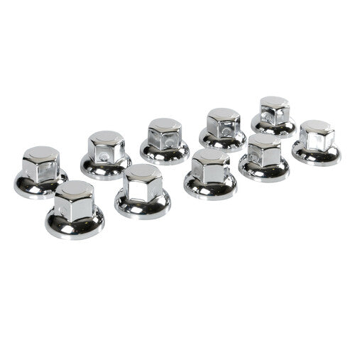 Lamp Set of 40 Polished Stainless Steel Bolt Covers - 33 mm 7973
