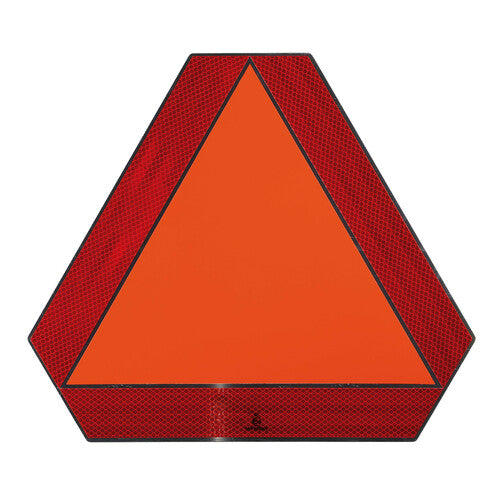 Warning triangle for slow vehicles
