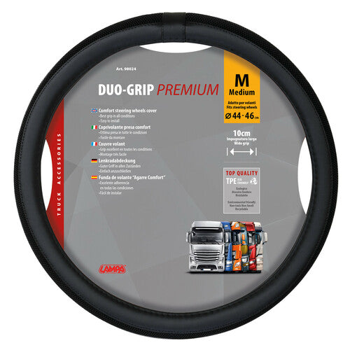 Duo-Grip Lamp, Skeentex Steering Wheel Cover - M - 44/46 cm