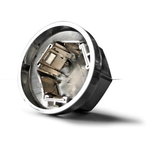 Lampa Satz mit 10 universellen Schraubenabdeckungen aus ABS - 32/33 mm - Chrom 98061