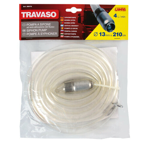 Lampa Travaso, pompa a sifone automatica - S - 14 mm - 210 cm 98070