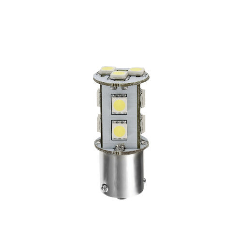 24/28V Hyper-LED 33 11 SMD x 3 Chips P21W BA15s 1 Stück Weiß Doppelpolarität 98259