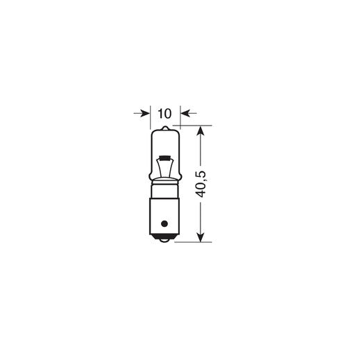 Lampa 24V Lampada alogena micro - H21W - 21W - BAY9s - 10 pz - Scatola 98264