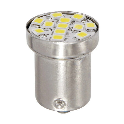 Piloto 24/28V Hyper-Led 12 12 Smd x 1 chip R5W BA15s 20 uds Sobre blanco