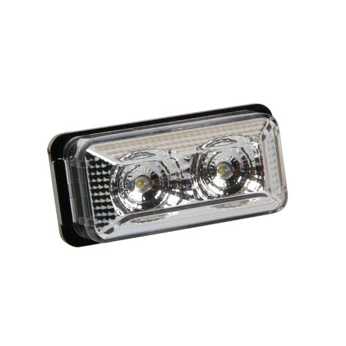 Luz de posición lateral de 2 LED, 24 V - Blanca 8391 98391
