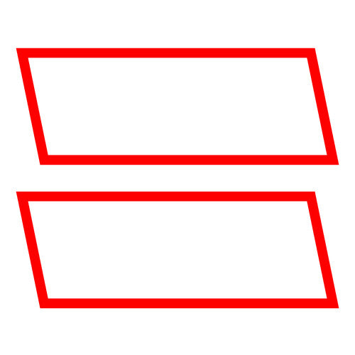 Lamp Kit of 2 Adhesive Labels - Third-Party Freight Transport