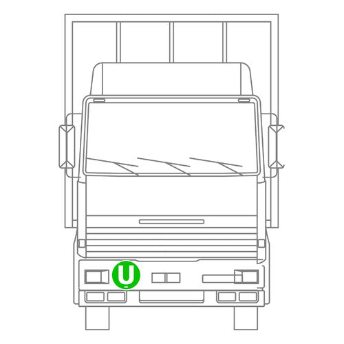 Adhesivo para lámpara - U - Vehículo ecológico 98452