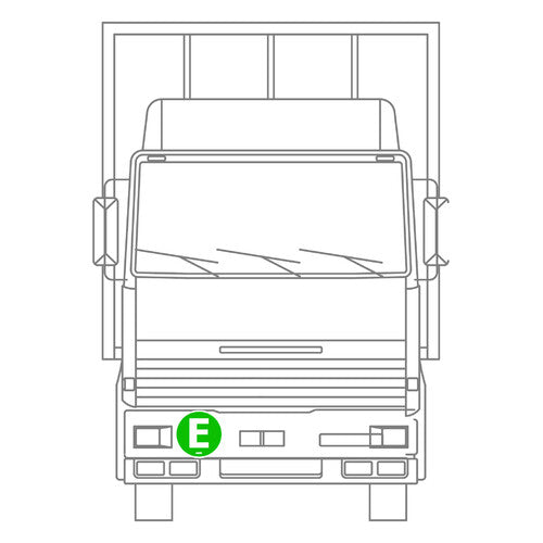 Lampa Contrassegno adesivo - E - Veicolo ecologico 98454