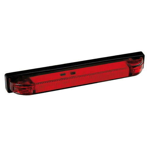 Luz de posición lateral de 12 LED, 24 V, roja 8456 98456