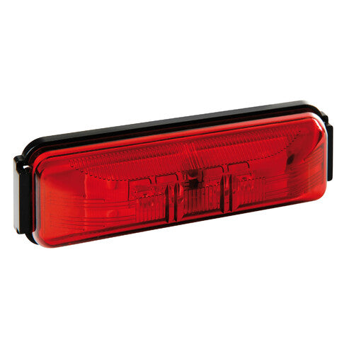 Lampa Luce ingombro a 4 Led, 24V - Rosso