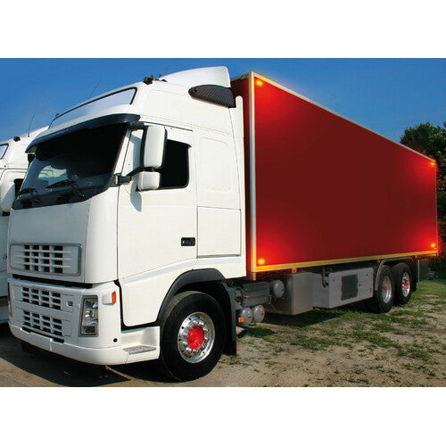 4 LED Clearance Light, 24V - Orange