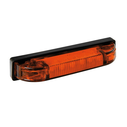 6 LED Clearance Light, 24V - Orange