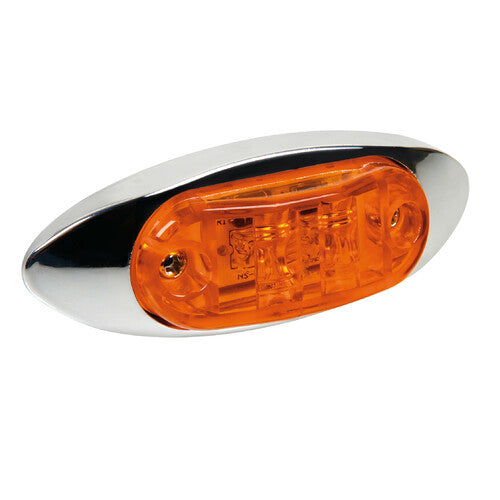 2-LED Side Marker Light, 24V - Orange 8480