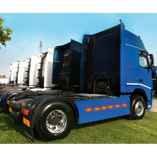 Lampa Luce ingombro a 2 Led, 24V - Arancio 8482