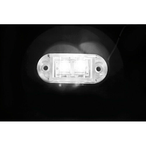 Luz de posición lateral de 2 LED, 24 V - Blanca 8484 98484