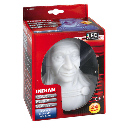 Indian Lamp, LED illuminated statuette, 24V