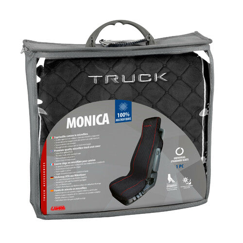 Monica Microfiber Truck Seat Cover - Anthracite