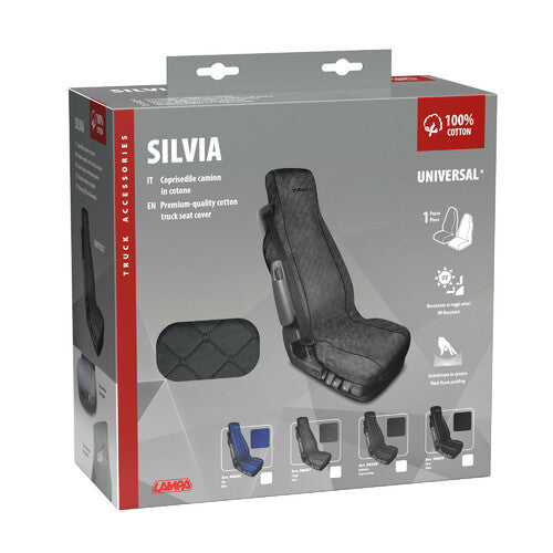Lampa Silvia, coprisedile in cotone per camion - Grigio 98607