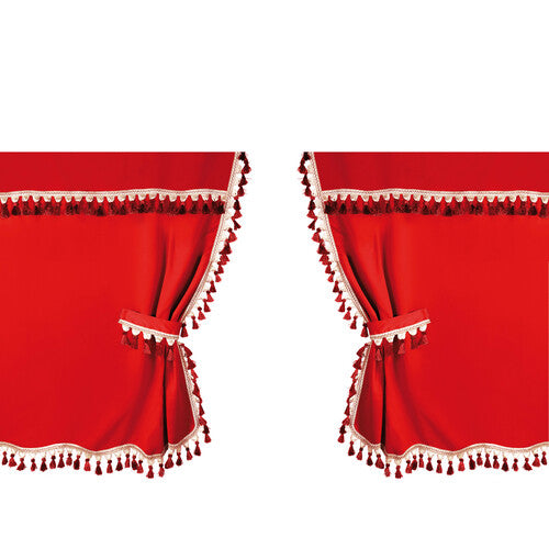 Dunkellampe, Mittelvorhänge für Lkw, Standardkabine – Rot