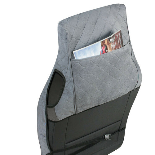 Melissa Mikrofaser-LKW-Vorhang- und Sitzbezugset – Grau