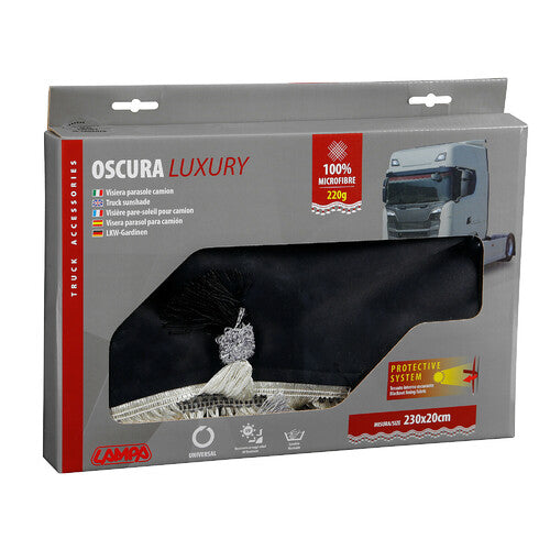 Lampa Oscura, fascia parasole per camion - Nero 98647