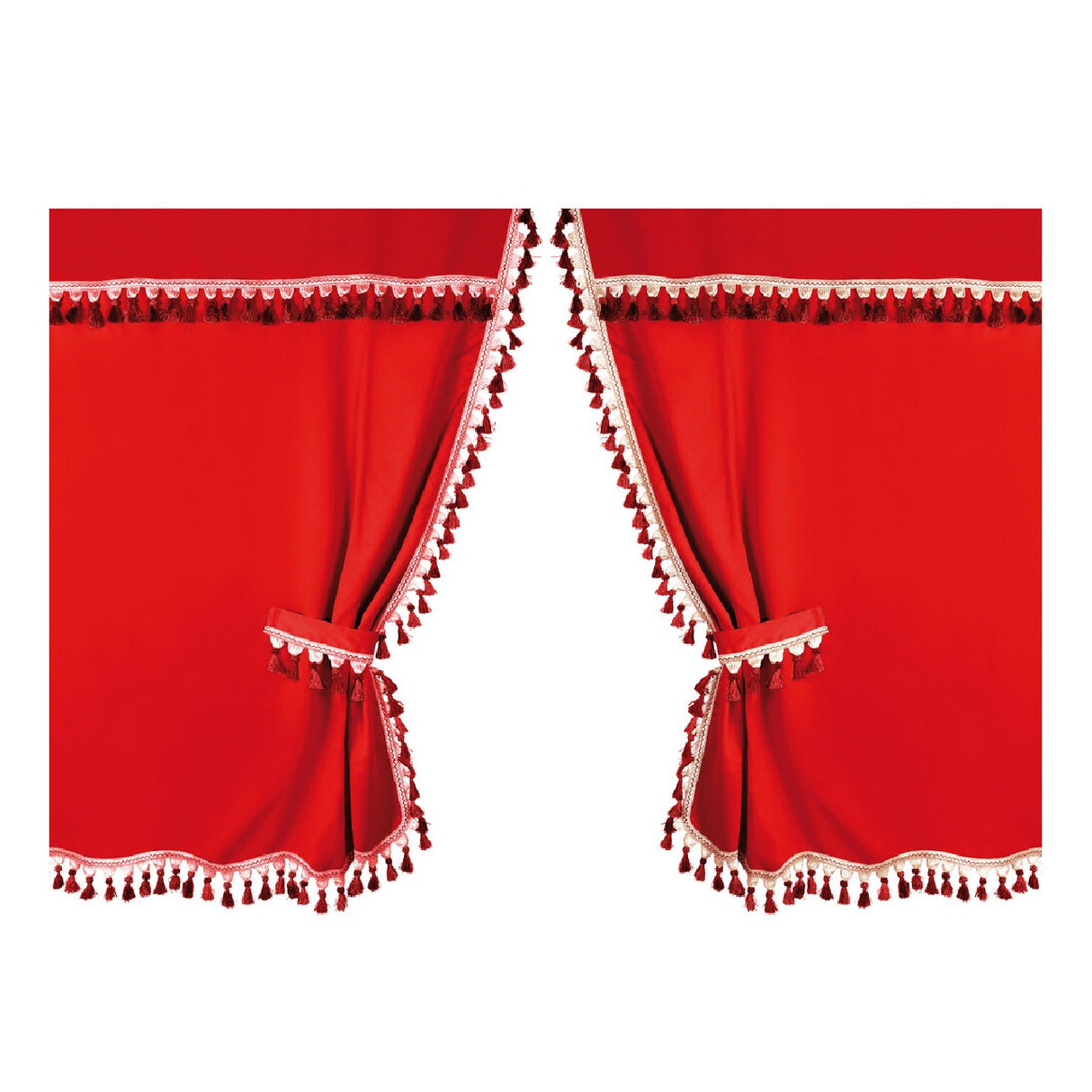 Dunkellampe, mittlere Vorhänge für Lkw, Hochkabine – Rot