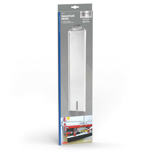 Lampa Porta targa ripetitrice in acciaio inox per rimorchi