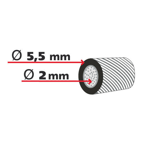 Lampa Cavo Tir con capicorda - 34 m 98692