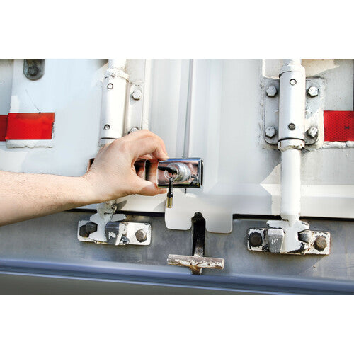 Lampa Zanna 1, lucchetto blocca-porte posteriore in acciaio cromato