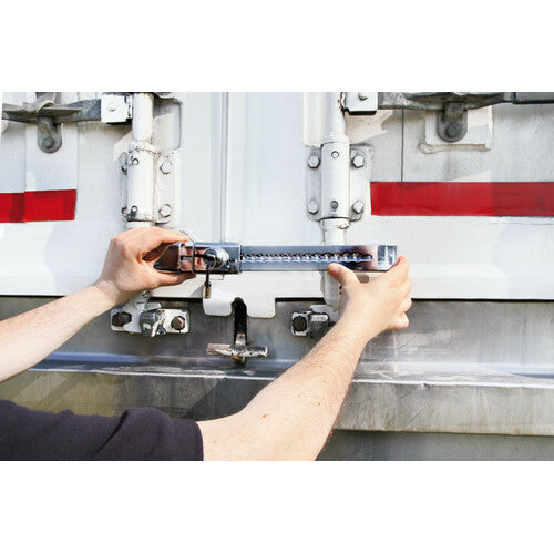 Lampa Zanna 1, lucchetto blocca-porte posteriore in acciaio cromato