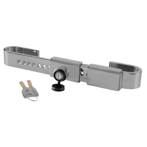Lampa Zanna 1, cerradura de puerta trasera de acero cromado 98698