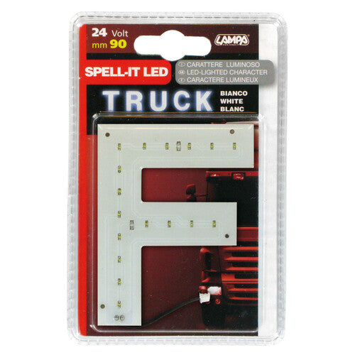 Lampa Spell-It LED, 90 mm, 24 V - Weiß - F 98728