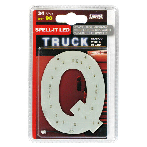 Lámpara Spell-It Led, 90 mm, 24 V - Blanca - Q 98739