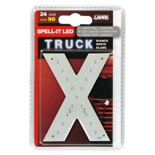 Lámpara Spell-It Led, 90 mm, 24 V - Blanca - X 98746