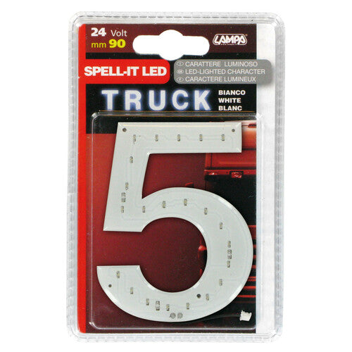 Lámpara Spell-It Led, 90 mm, 24 V - Blanca - 5 98753
