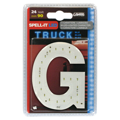 Lampa Spell-It Led, 90 mm, 24V - Blu - G 98771