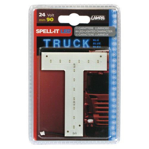 Lampa Spell-It Led, 90 mm, 24V - Blue - T