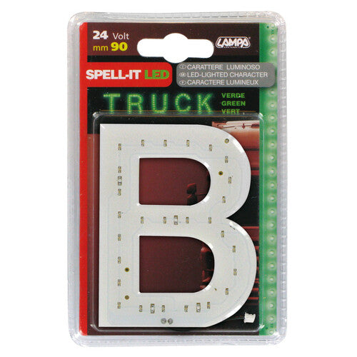 Lampa Spell-It Led, 90 mm, 24V - Verde - B 98810