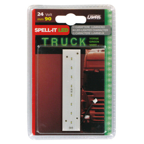 Lampa Spell-It Led, 90 mm, 24V - Verde - I 98817